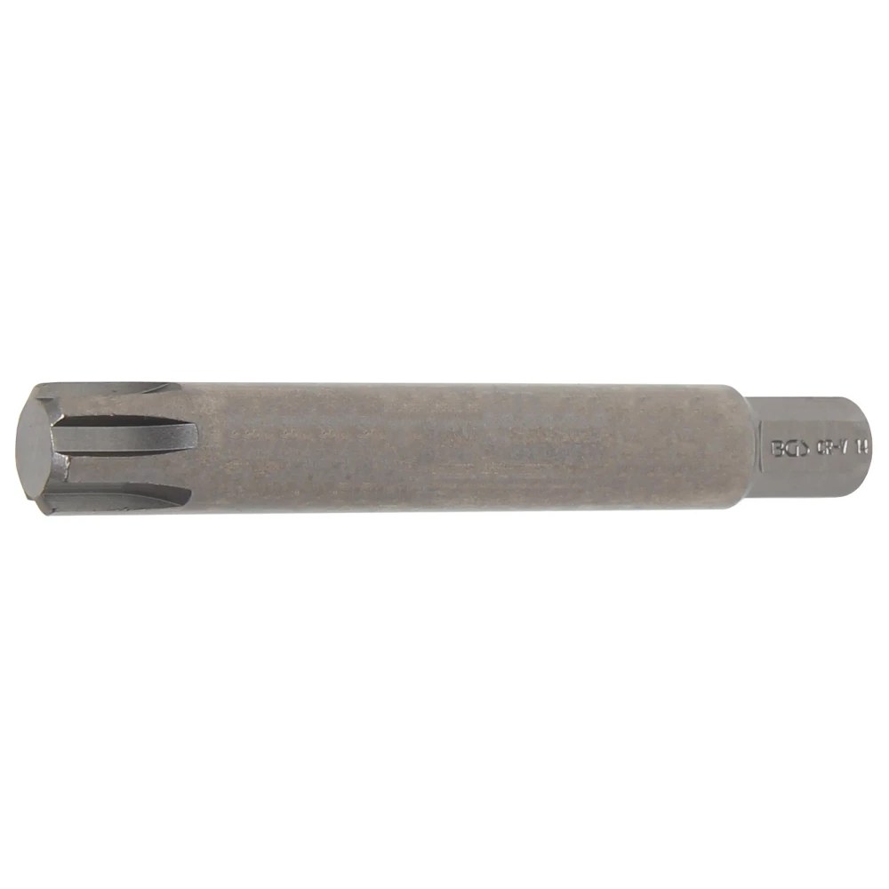 Bit, Länge 100 mm, Antrieb Außensechskant 10 mm (3/8"), Keil-Profil (für RIBE) M14