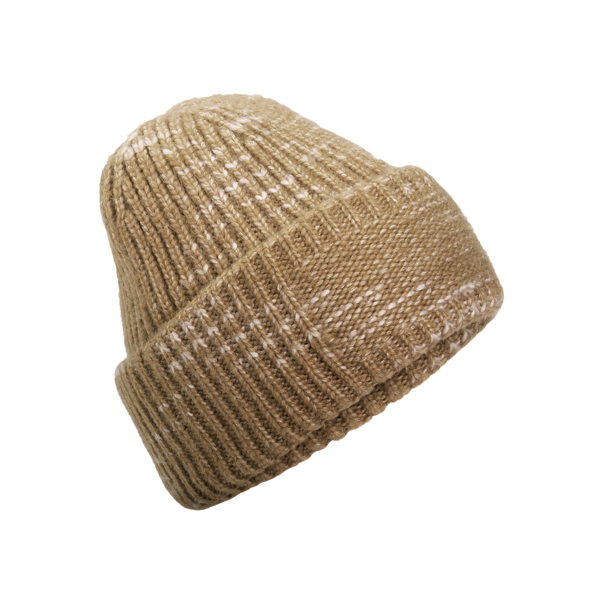 Chunky Knitted Patch Beanie