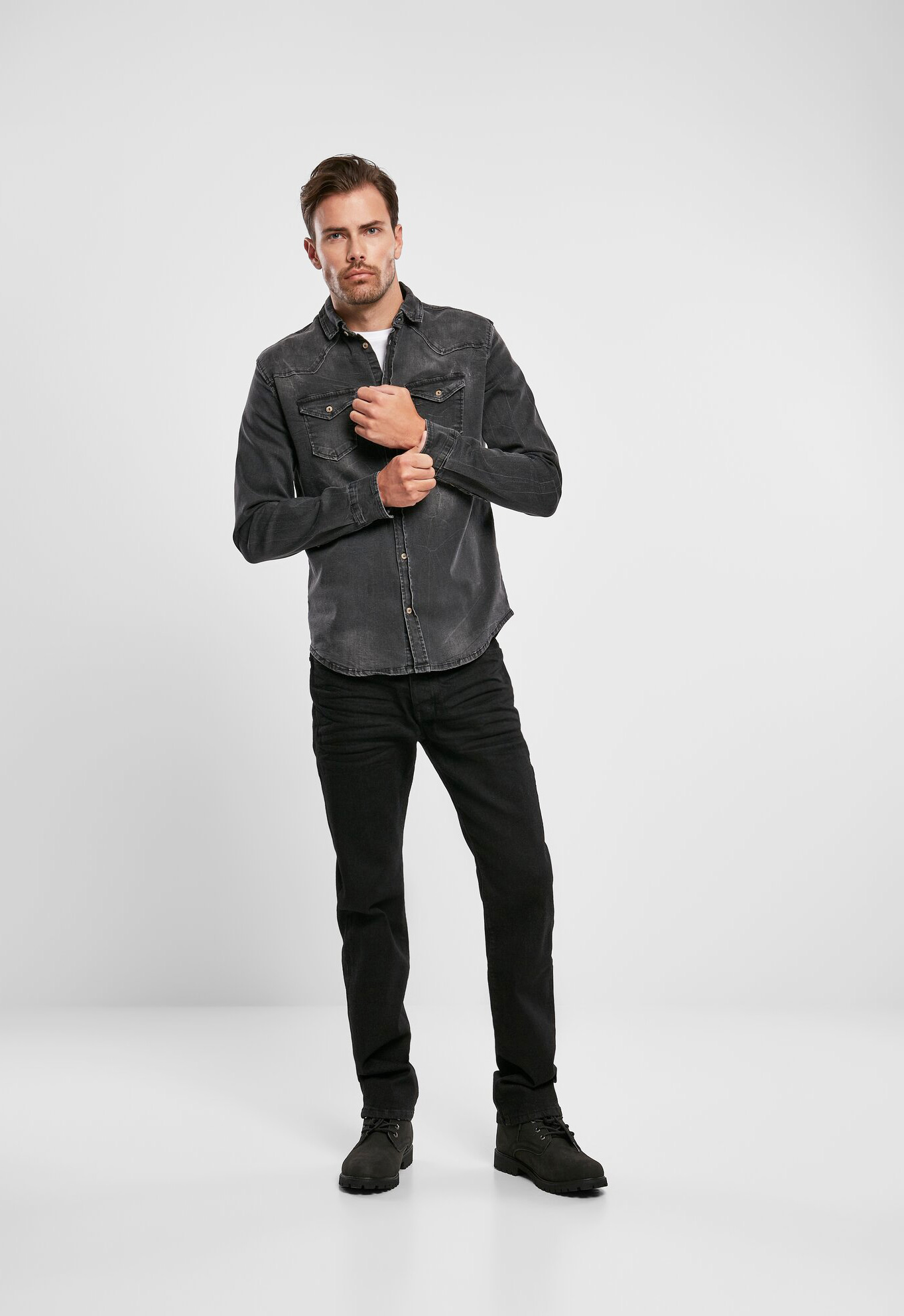 Riley Denim Shirt Long Sleeve