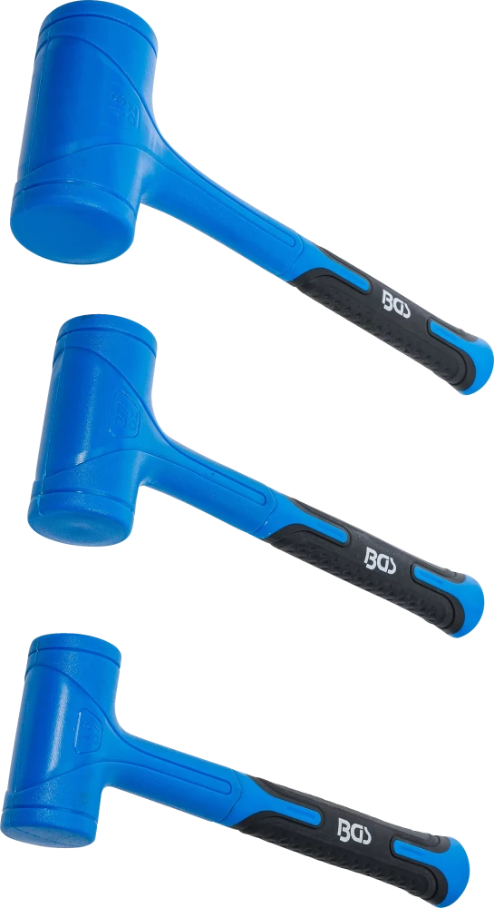 Schonhammer-Satz, rückschlagfrei, Ø 47 / 55 / 65 mm, 450 / 765 / 1275 g, 3-tlg.