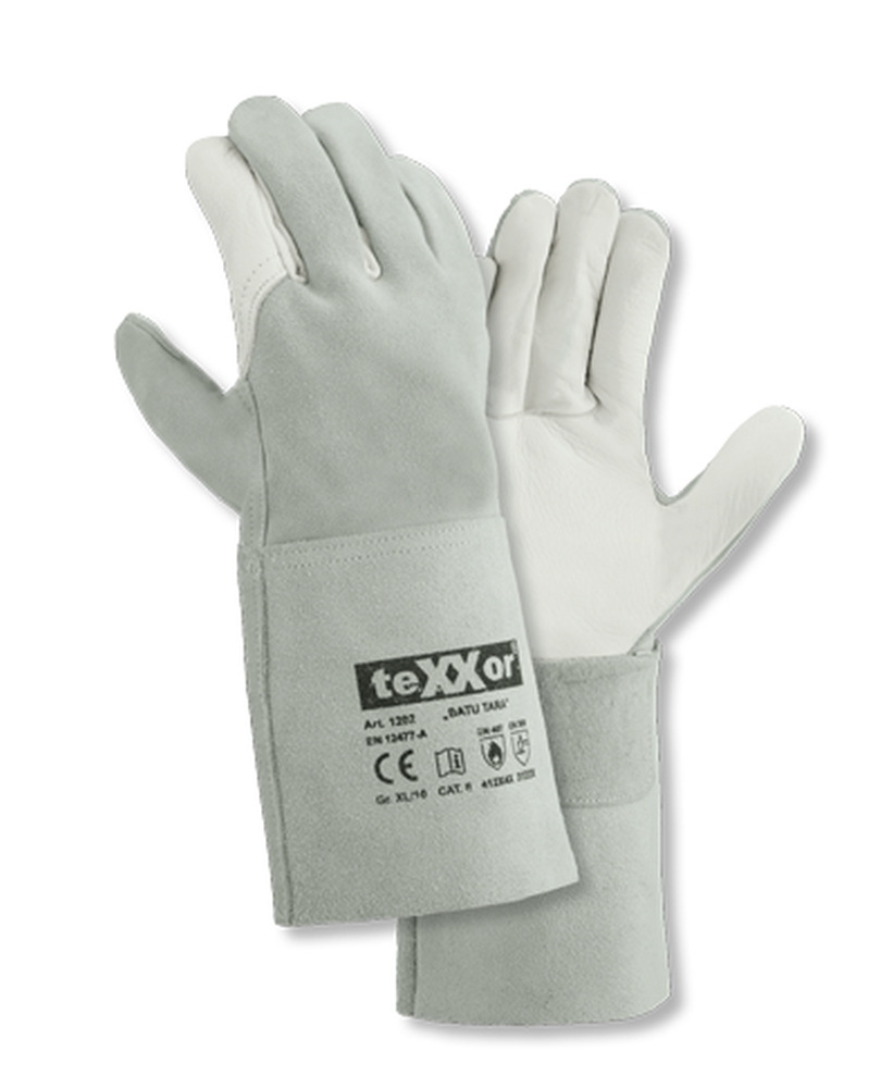 teXXor® Schweißerhandschuhe BATU TARA natur