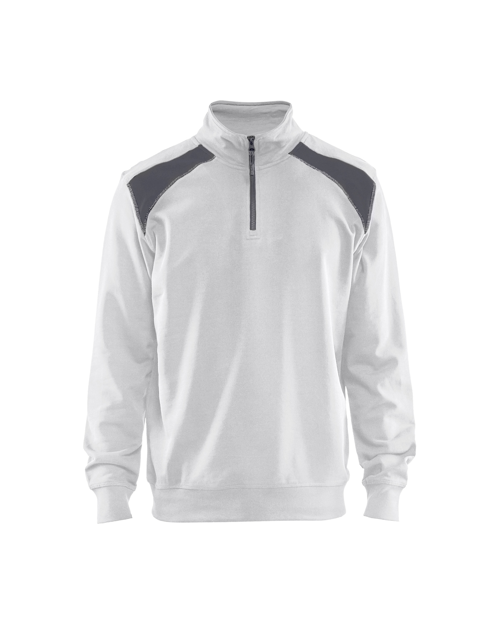Sweatshirt Half-Zip 2-farbig