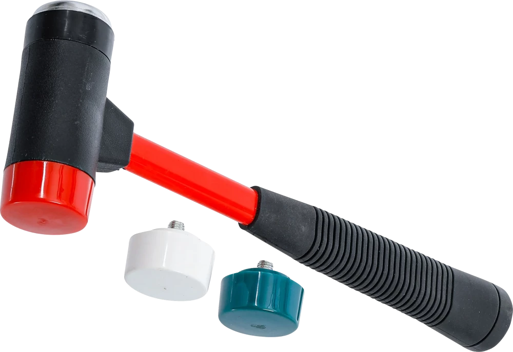 Wechselkopf-Hammer-Satz, Fiberglasstiel, Ø 38 mm