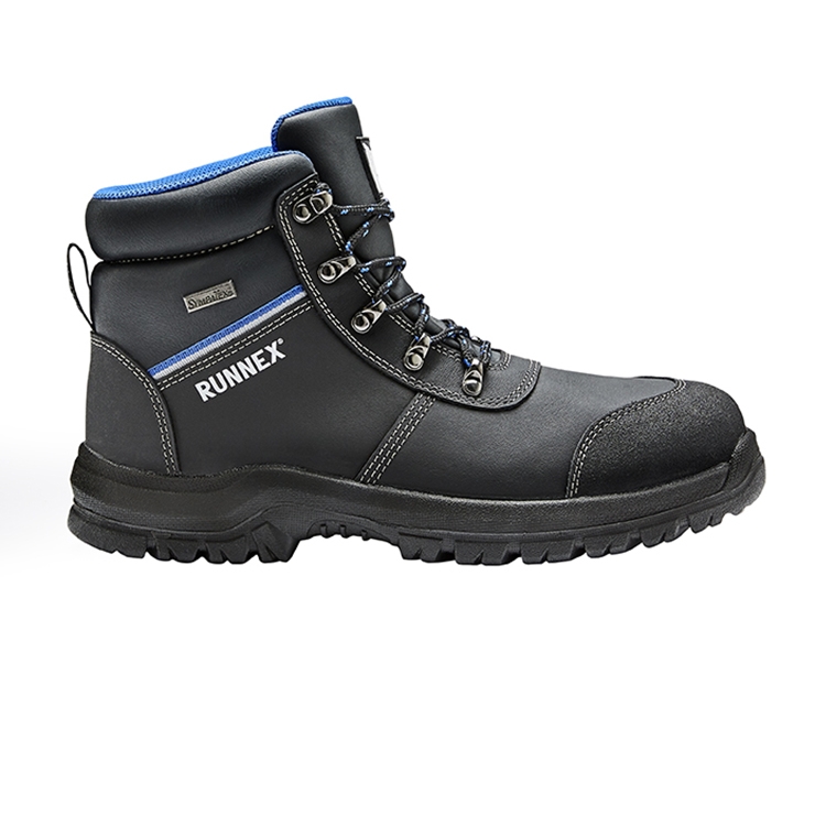 RUNNEX® S3 Sympatex®-Sicherheitsschnürstiefel SpecialStar schwarz/blau