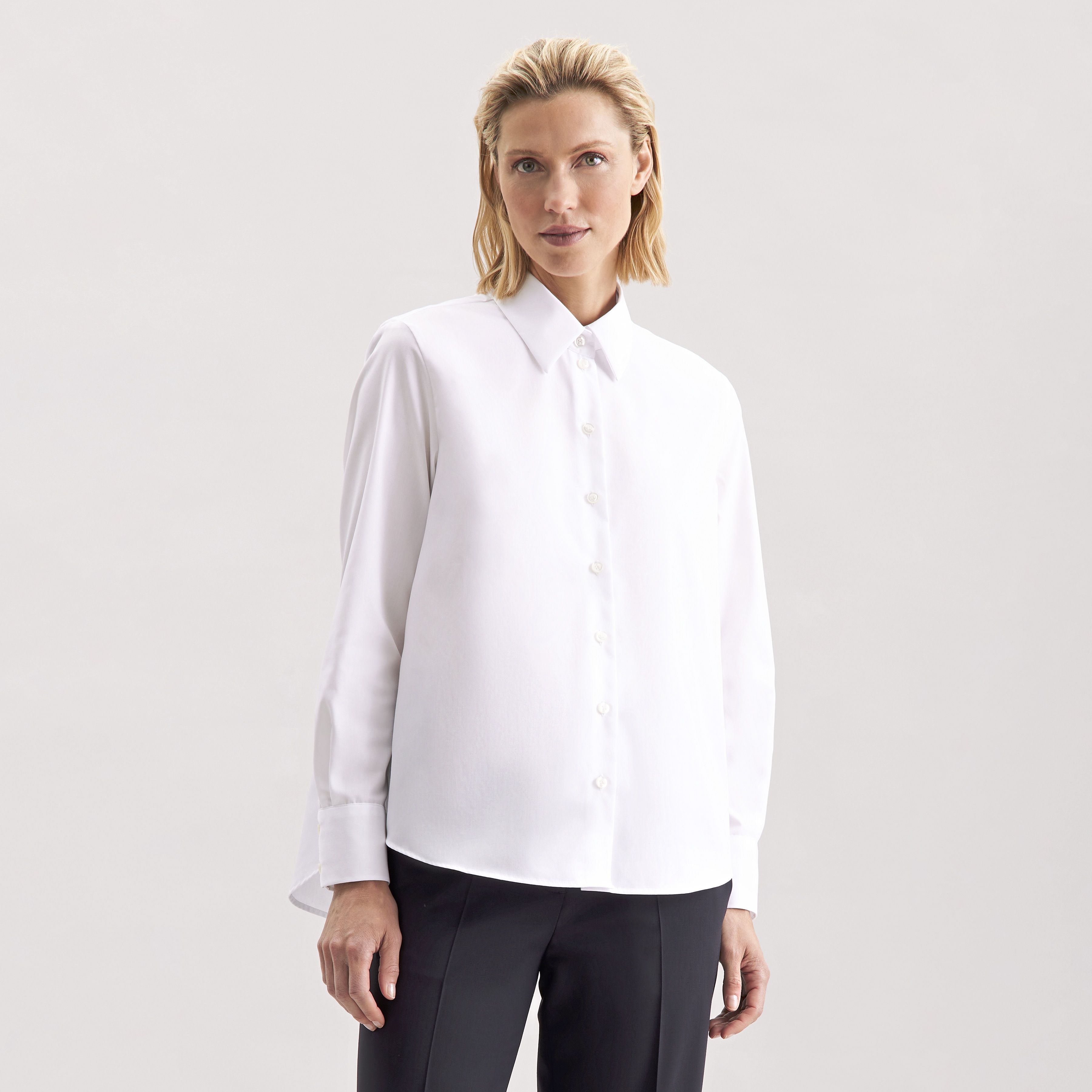 Bluse – Women´s Oversize Popeline Blouse Longsleee