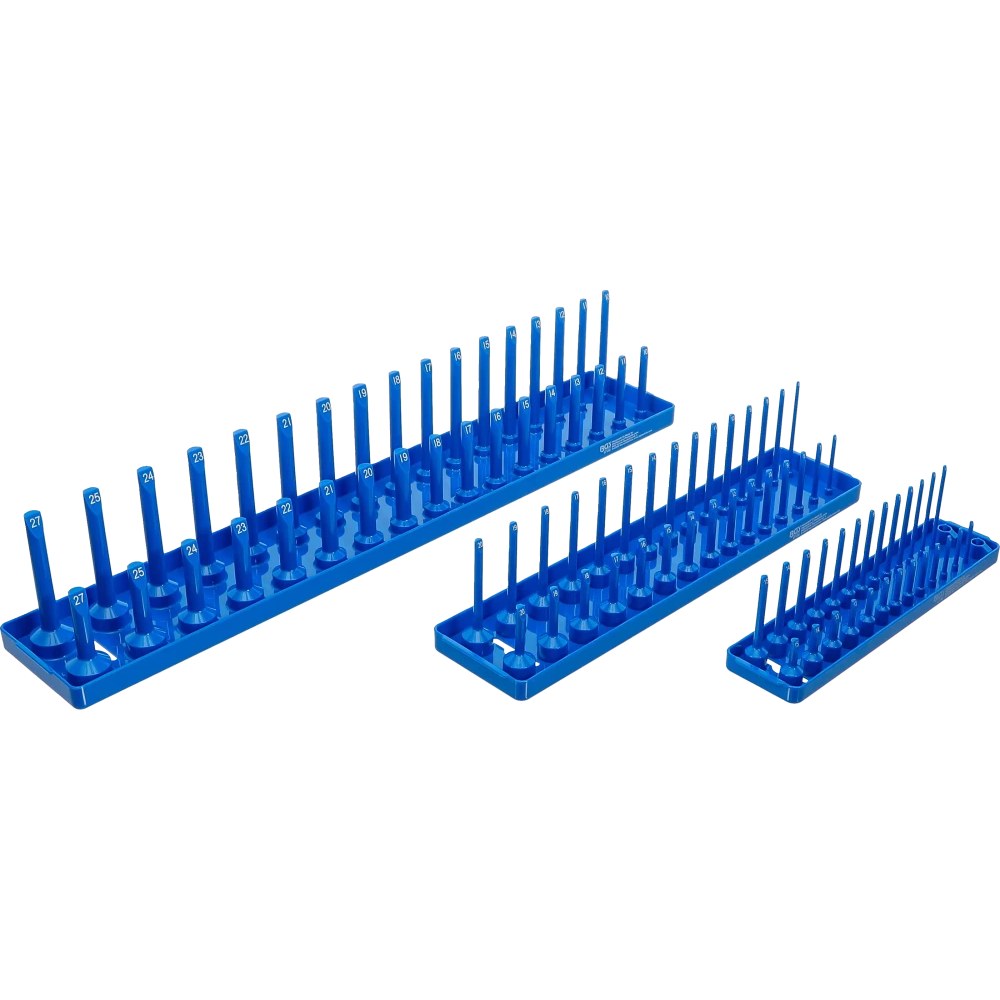 Halter für Steckschlüssel-Einsätze, 3-tlg.