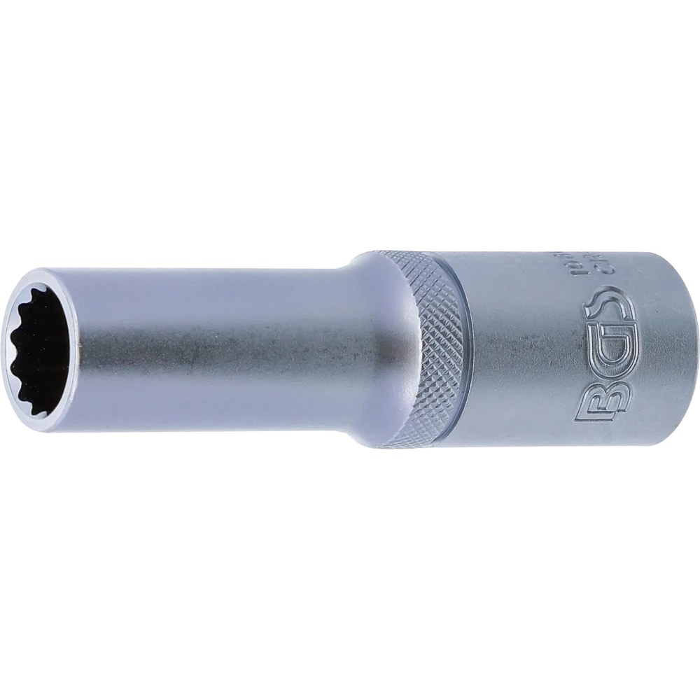 Steckschlüssel-Einsatz Zwölfkant, tief, Antrieb Innenvierkant 12,5 mm (1/2"), SW 12 mm