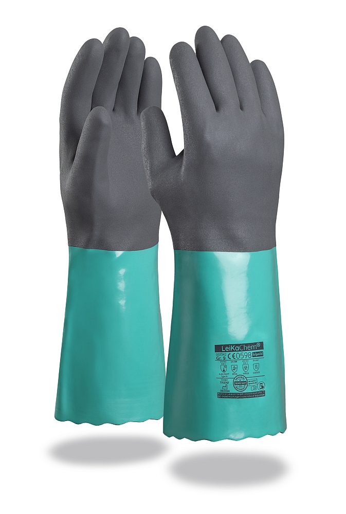 LeiKaChem® | Chemikalienschutzhandschuh | Länge: 35 cm