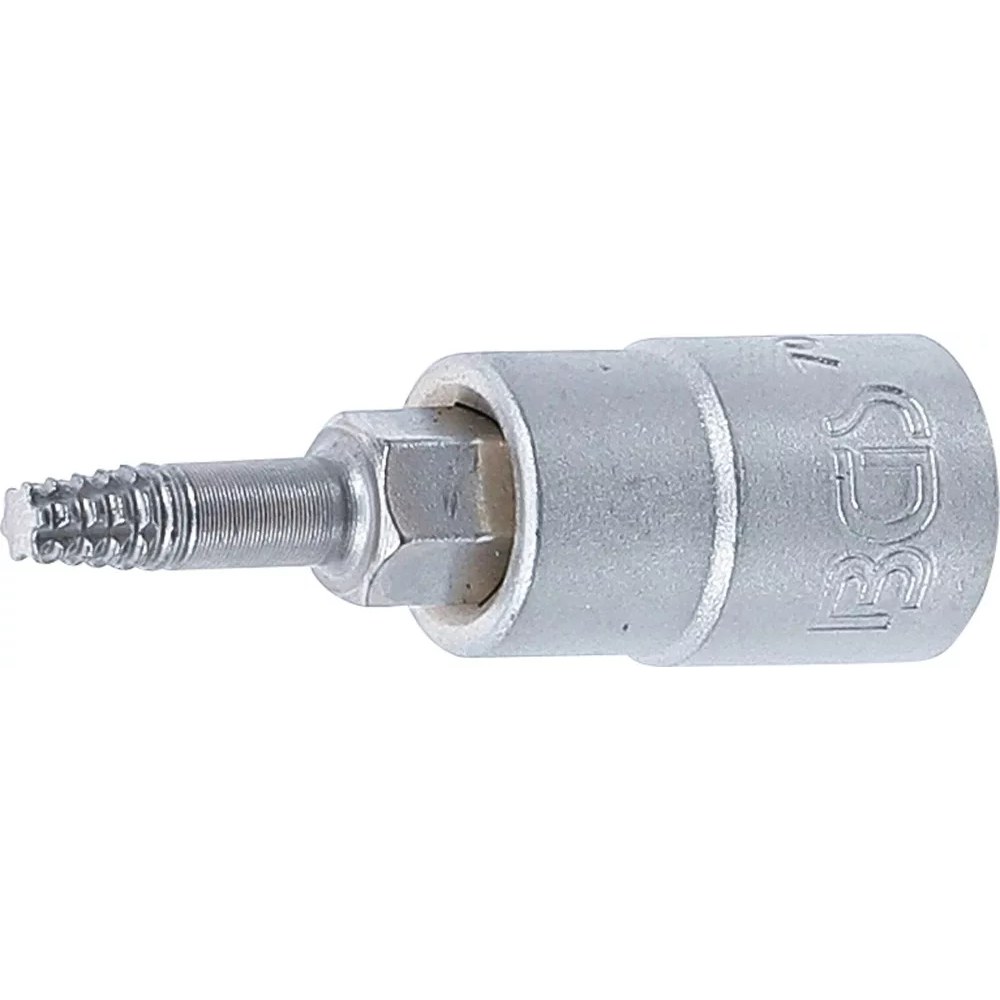 Schraubenausdreher-Bit-Einsatz, Antrieb Innenvierkant 6,3 mm (1/4"), für defektes T-Profil (für Torx) T15
