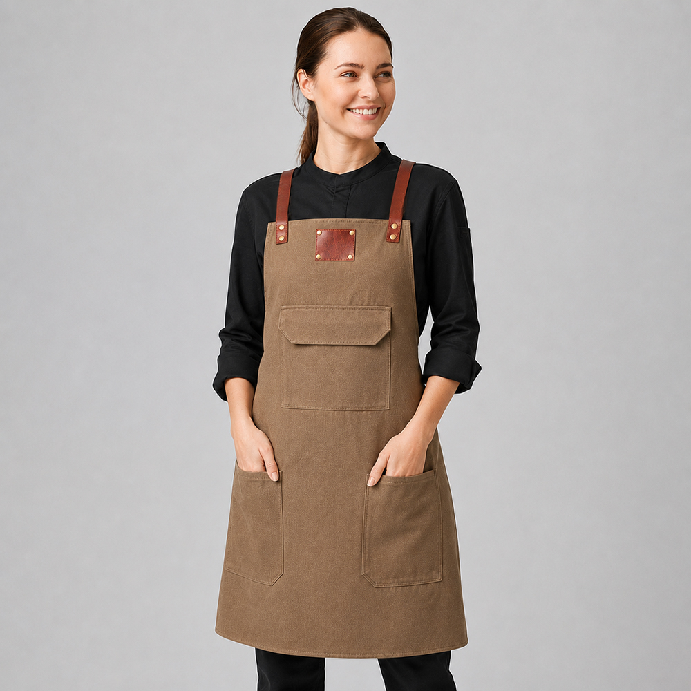 Latzschürze B 75 x L 89 cm, olive
