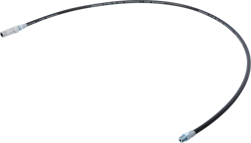 Panzerschlauch für Fettpressen, 1000 mm