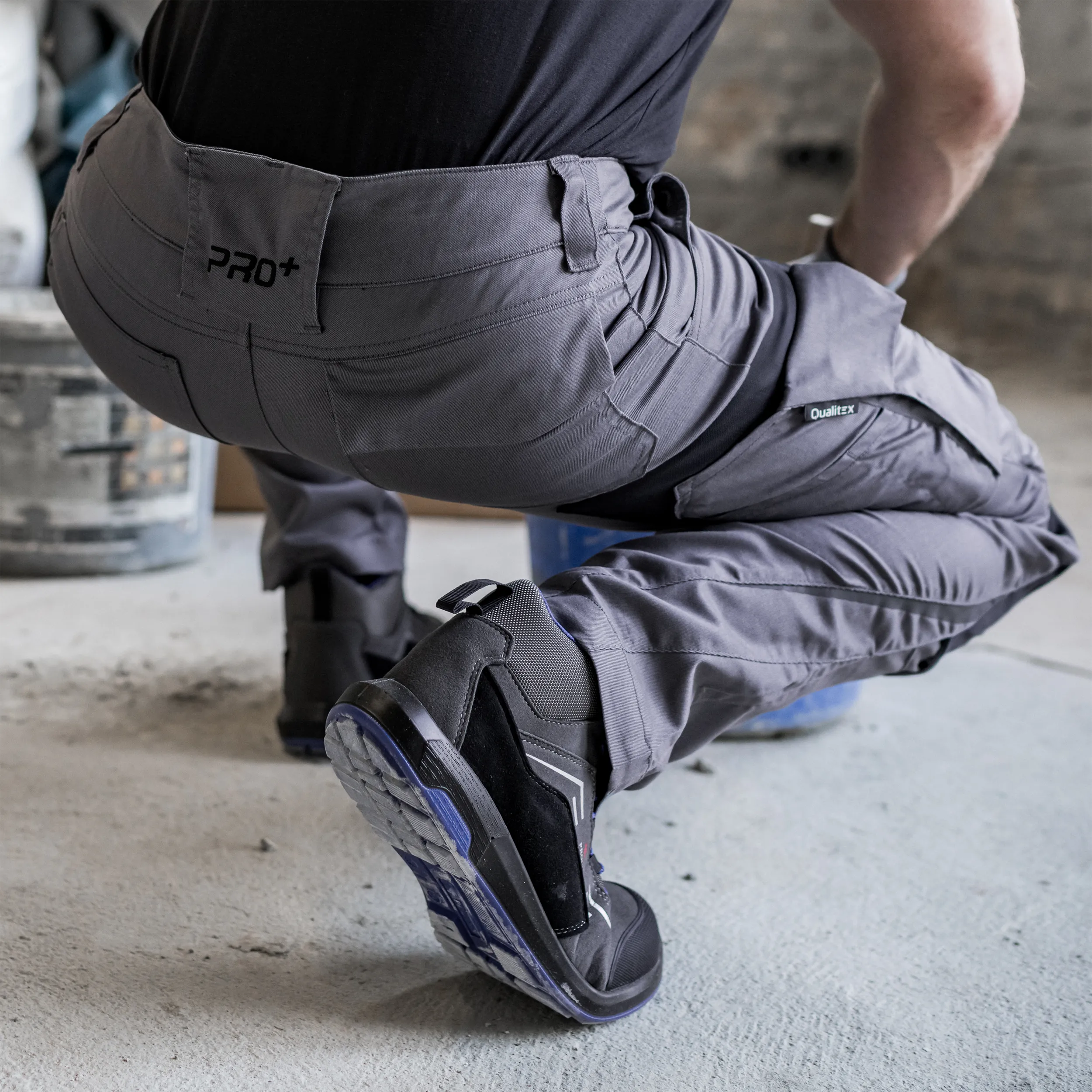 Stretch-Arbeitshose - Bundhose "PRO+"