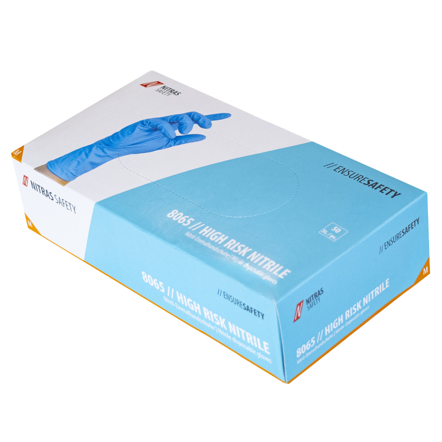 Handschuh HIGH RISK NITRILE Nitril-Einmalhandschuhe