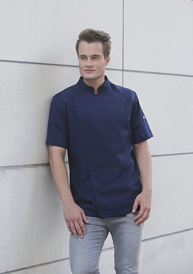 Short-Sleeve Chef Jacket Modern-Look