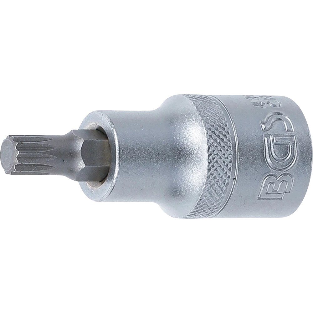 Bit-Einsatz, Antrieb Innenvierkant 12,5 mm (1/2"), Innenvielzahn (für XZN) M8