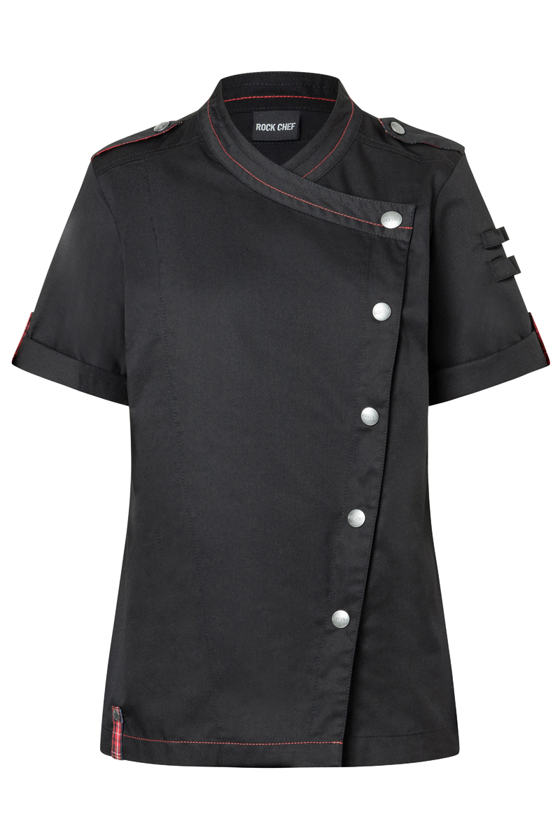 Kurzarm Damenkochjacke ROCK CHEF®-Stage2
