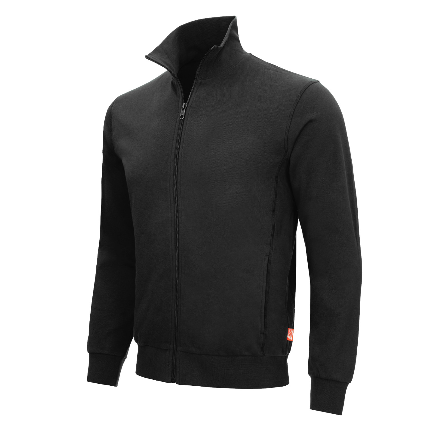 Sweatjacke MOTION TEX LIGHT schwarz / uni