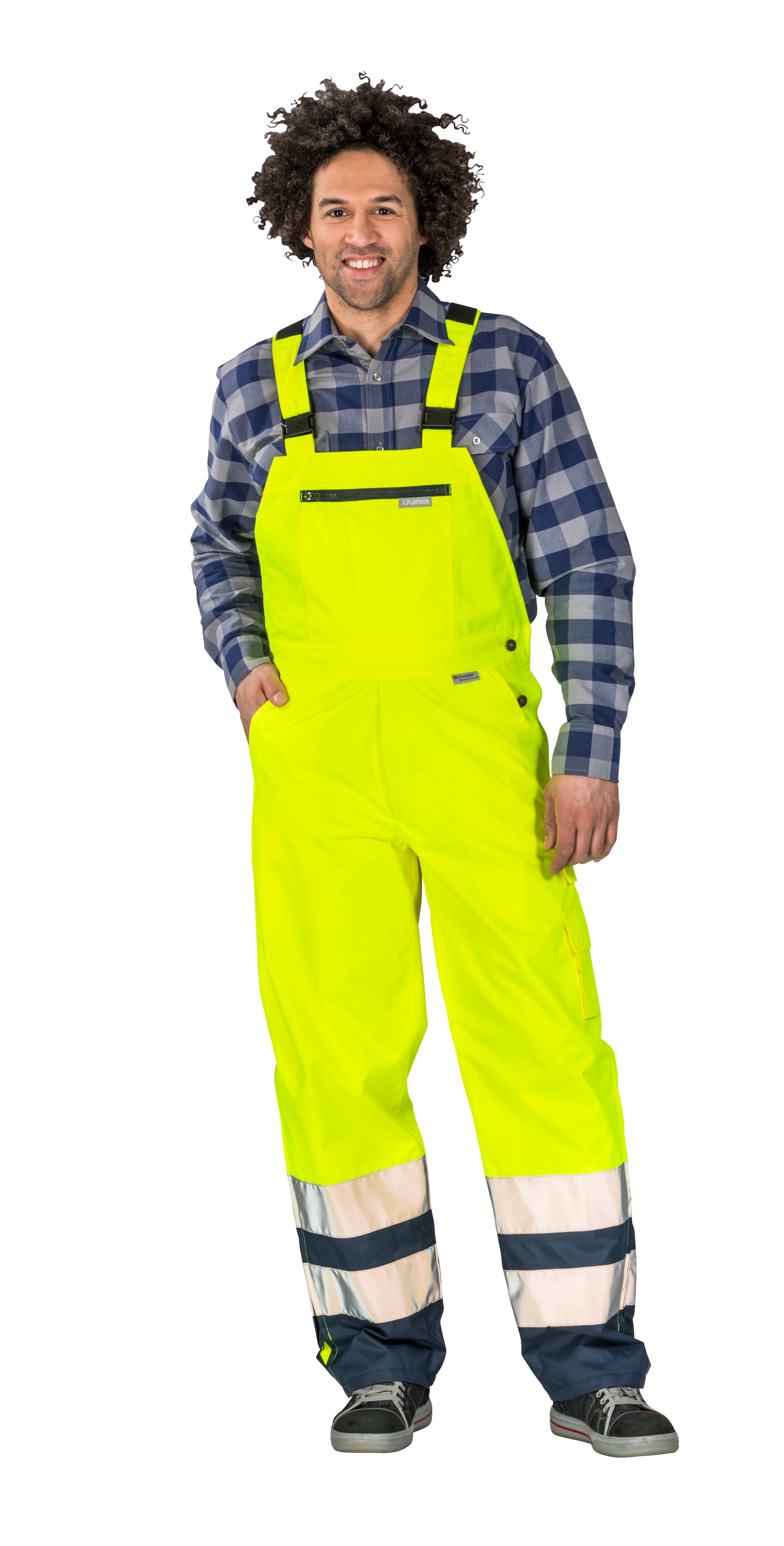 PLANAM Regenlatzhose Warnschutz
