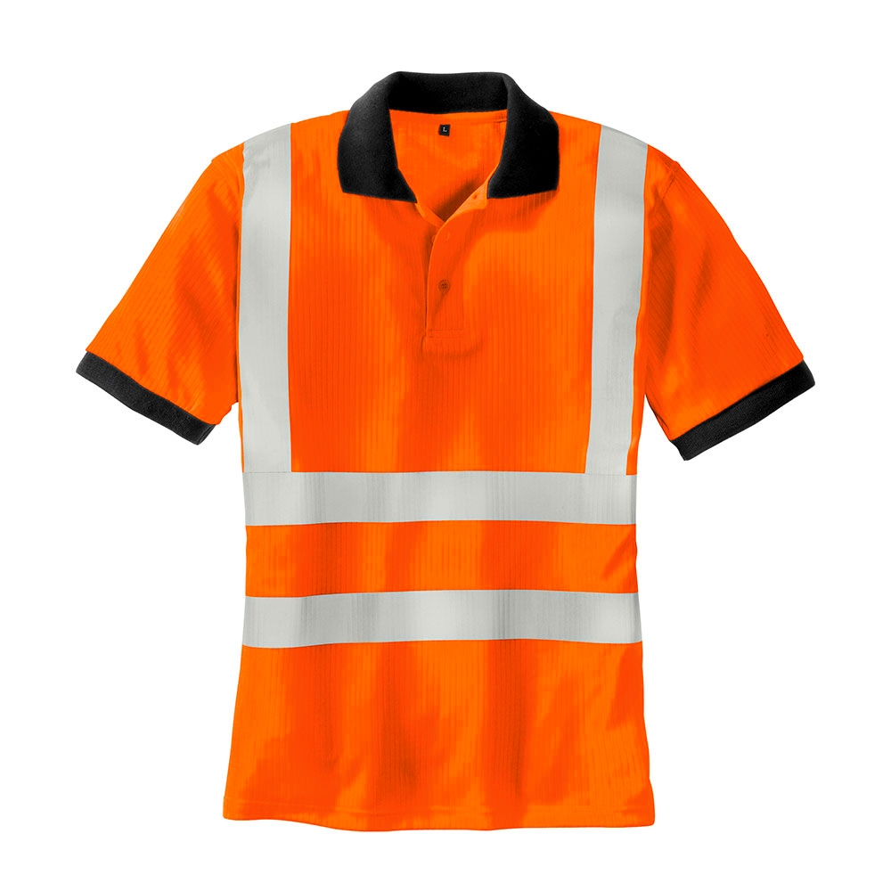 teXXor® Warnschutz Polo-Shirt SYLT leuchtorange