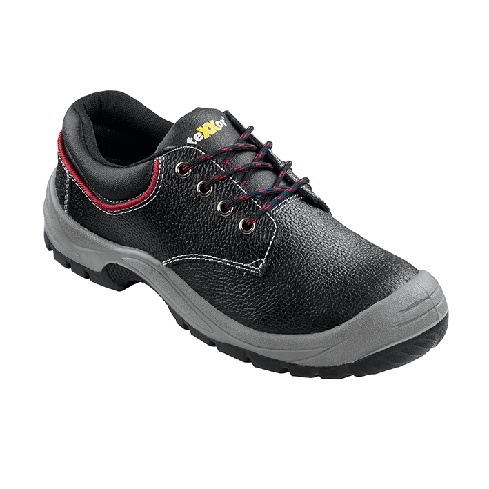 teXXor® S3-Sicherheitshalbschuhe NIZZA schwarz/rot