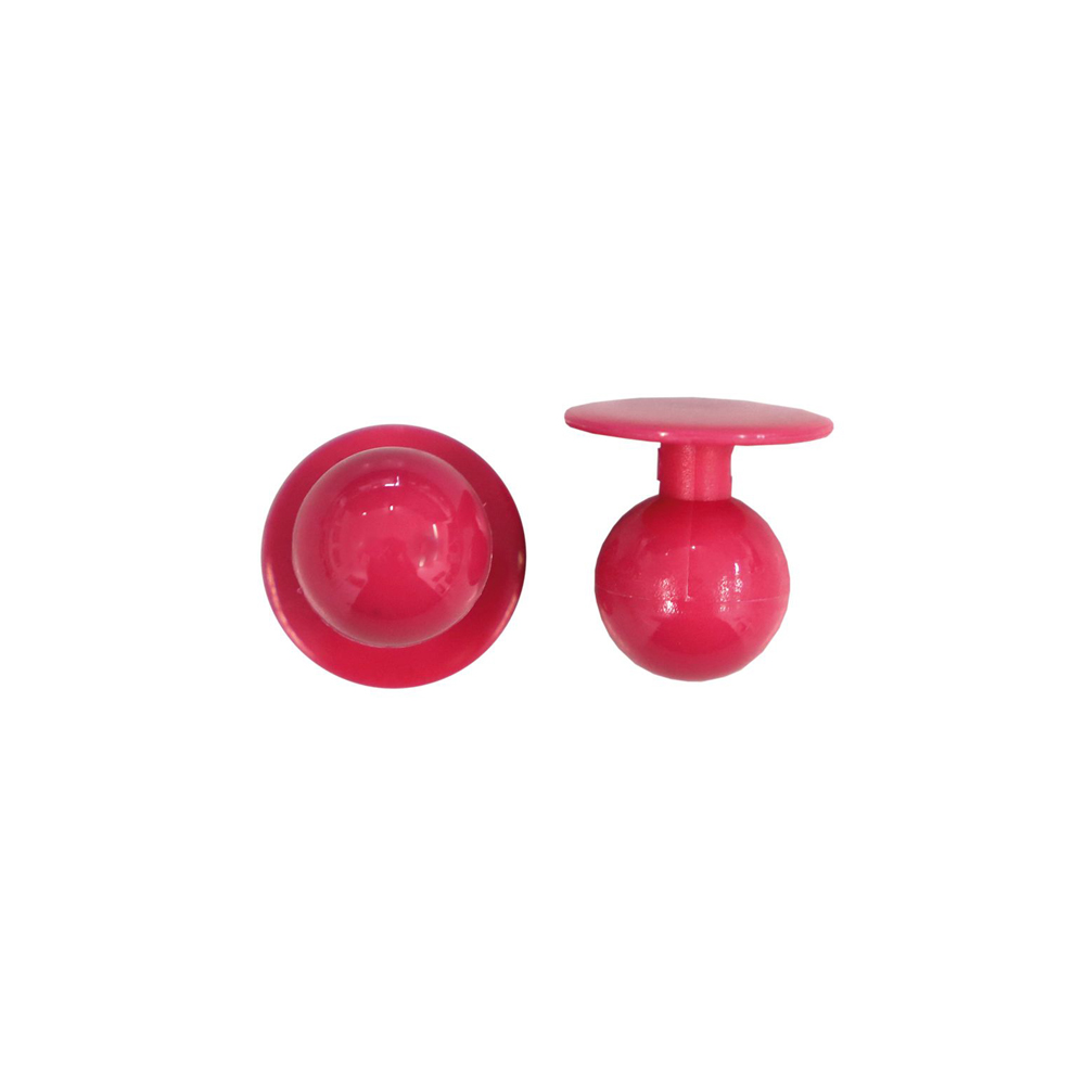 Kugelknöpfe, hotpink (12 Stück)