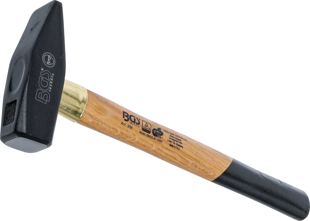Schlosserhammer, Holz-Stiel, DIN 1041, 1000 g