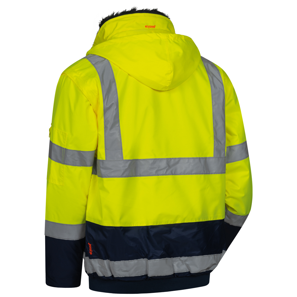 Warnschutz-Pilotjacke Gelb/Marine Arthur