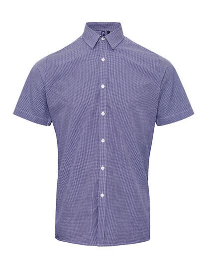 Hemd – Men´s Microcheck (Gingham) Short Sleeve Cotton Shirt