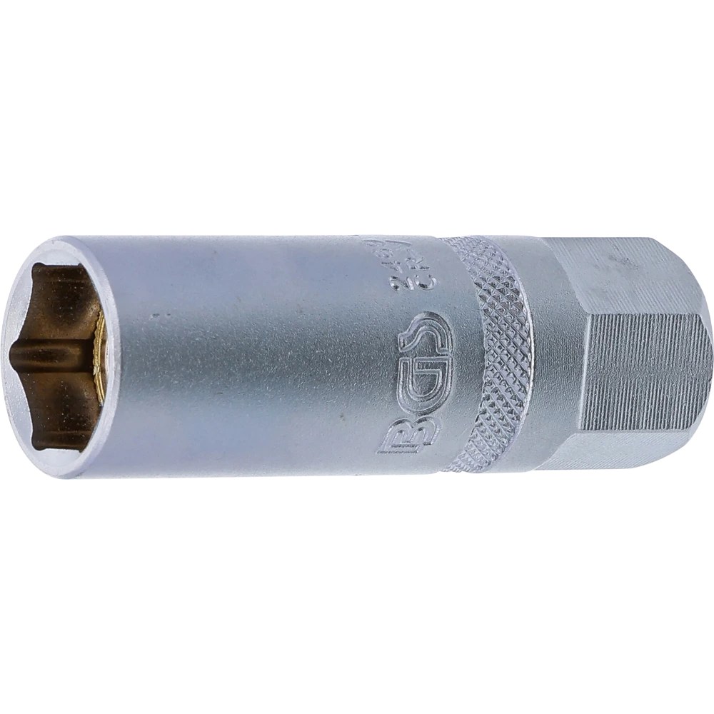 Zündkerzen-Einsatz mit Magnet, Sechskant, Antrieb Innenvierkant 10 mm (3/8"), SW 16 mm