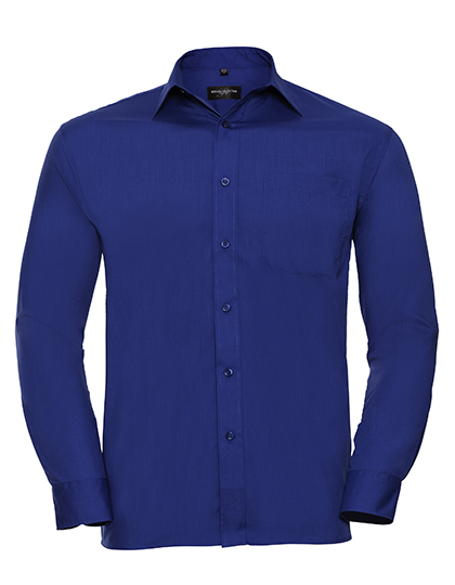 Hemd – Men's Long Sleeve Classic Polycotton Poplin Shirt