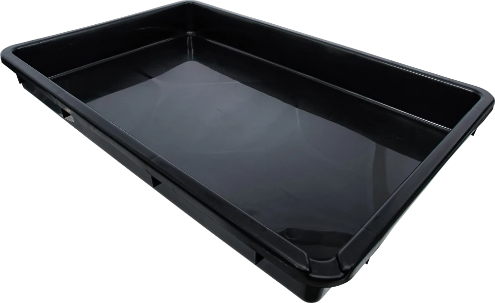Mehrzweckwanne mit Ausgießer, schwarz, 42 l