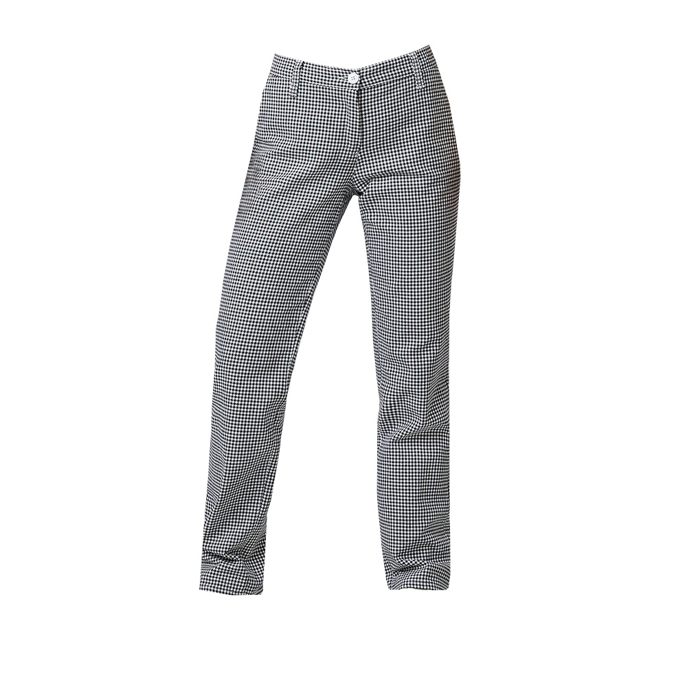 Damen 5-Pocket Hose, pepita