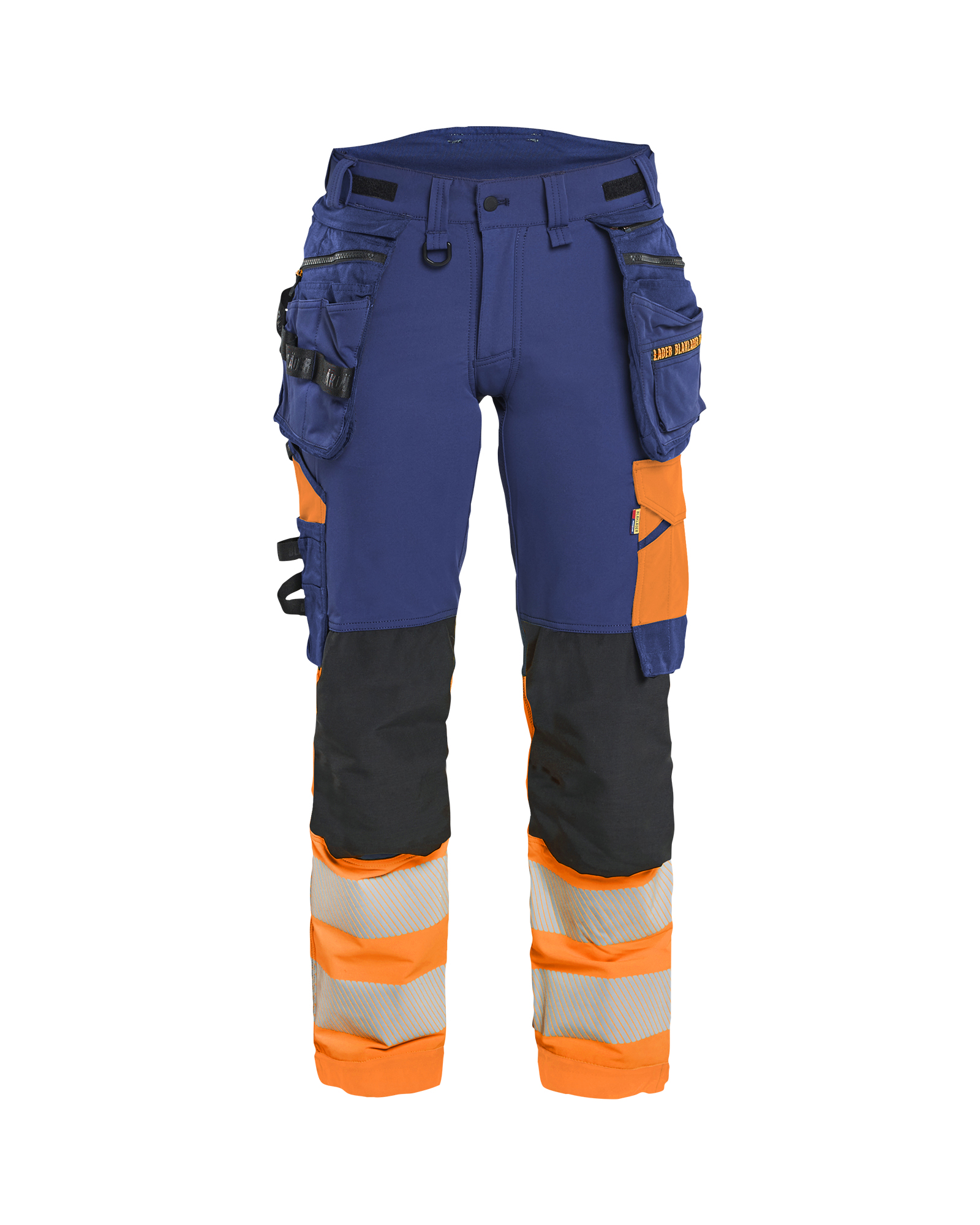 Damen High Vis Arbeitshose 4-Wege-Stretch
