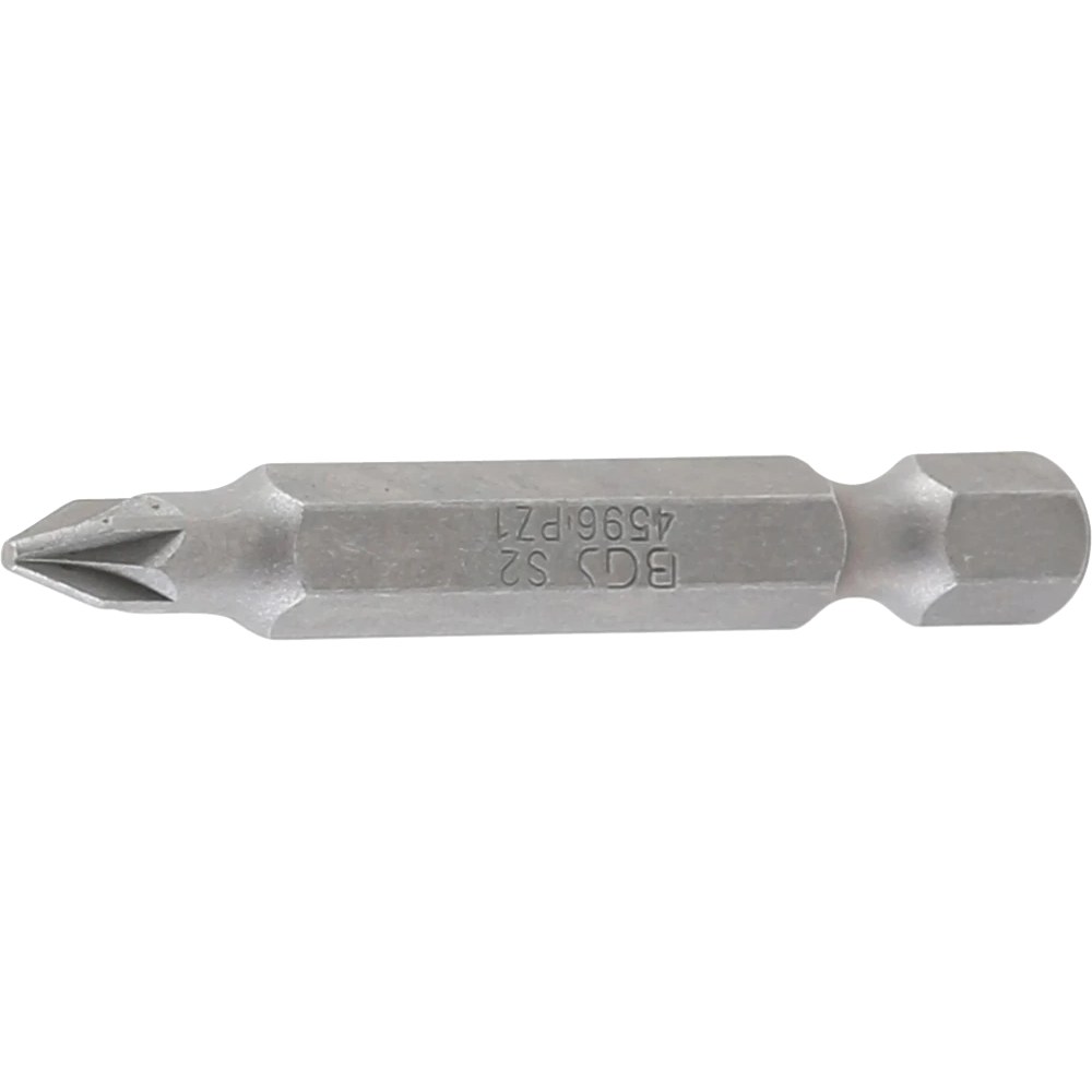 Bit, Länge 50 mm, Antrieb Außensechskant 6,3 mm (1/4"), Kreuzschlitz PZ1