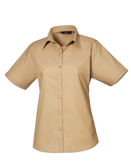 Bluse – Women´s Poplin Short Sleeve Blouse