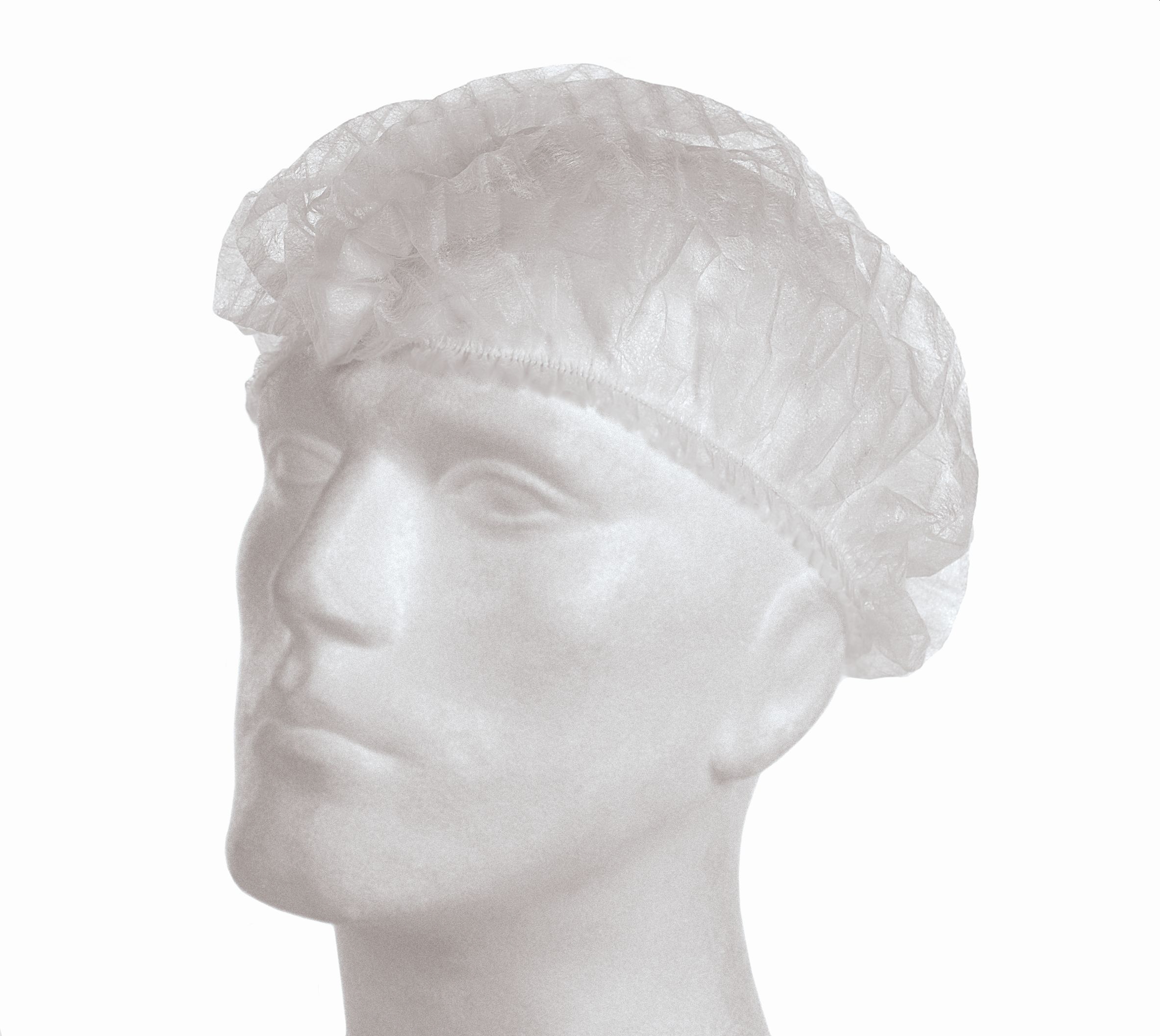teXXor® PP-Einweg-Klipphaube weiß