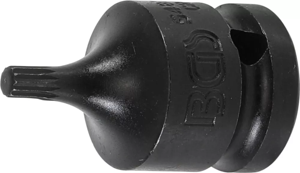 Kraft-Bit-Einsatz, Länge 43 mm, Antrieb Innenvierkant 12,5 mm (1/2"), Innenvielzahn (für XZN) M5