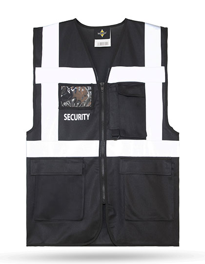 Weste – “SECURITY” Mesh Multifunctional Safety Vest “Tampa”