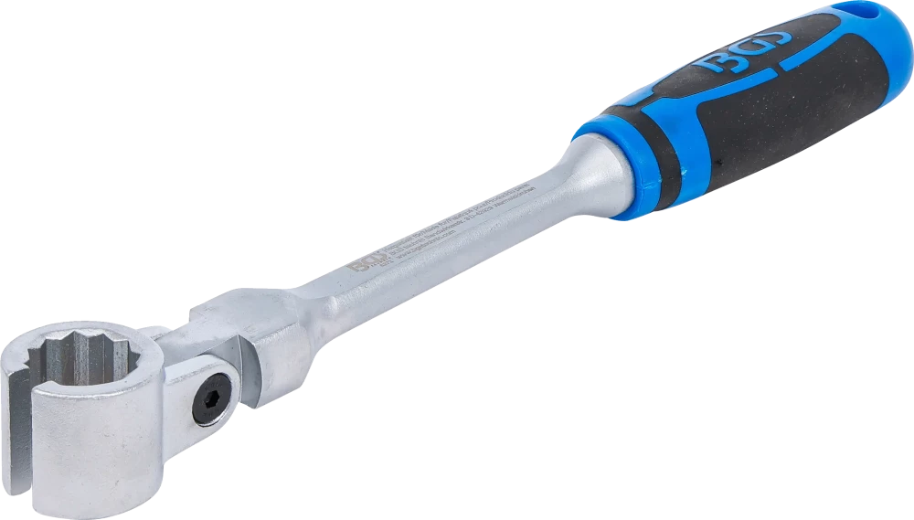 Spezial-Ringschlüssel für Lambdasonden, kippbar, mit Griff, SW 22 mm