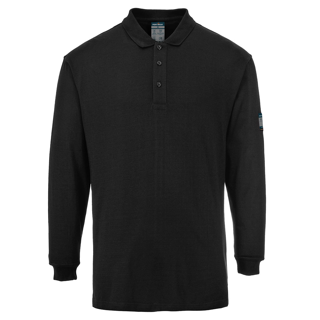 Modaflame Knit FR Poloshirt Langarm