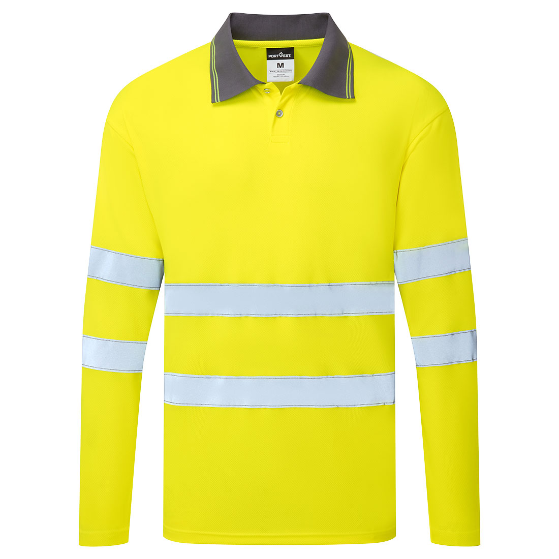 ES1 Essential Hi-Vis Poloshirt Langarm
