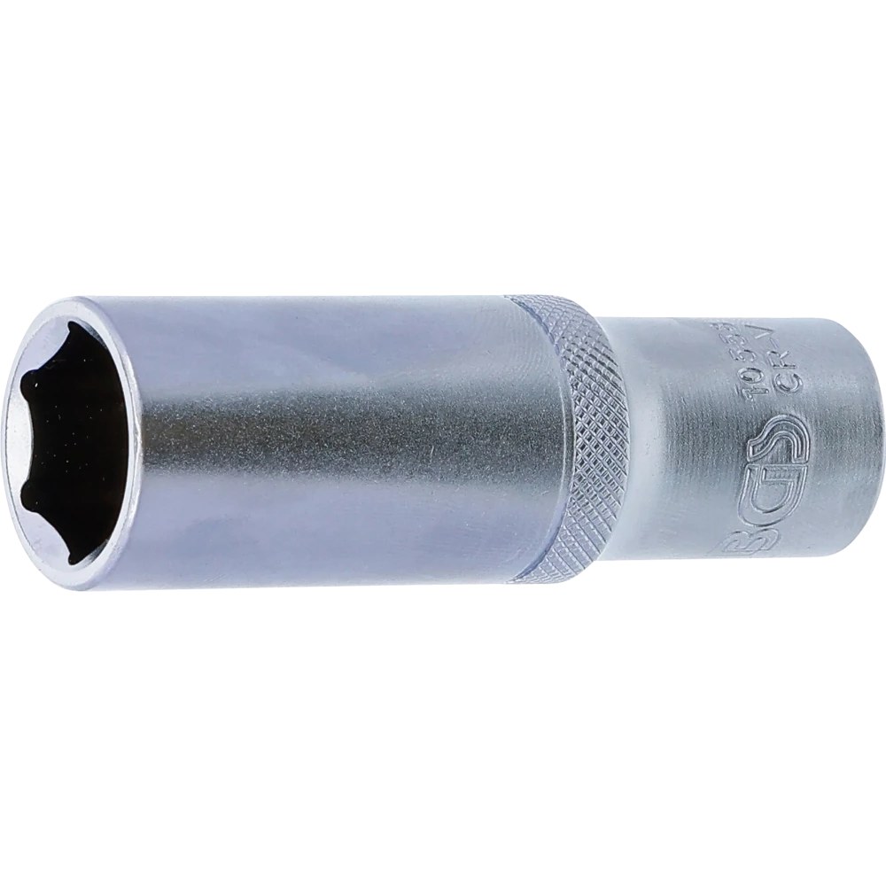 Steckschlüssel-Einsatz Sechskant, tief, Antrieb Innenvierkant 12,5 mm (1/2"), SW 18 mm