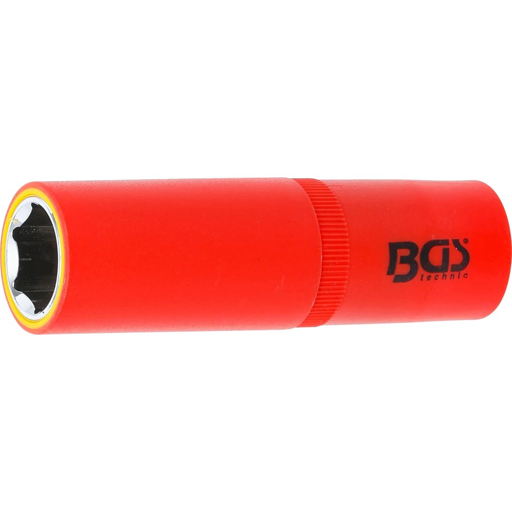 VDE-Steckschlüssel-Einsatz Sechskant, Antrieb Innenvierkant 12,5 mm (1/2"), SW 17 mm