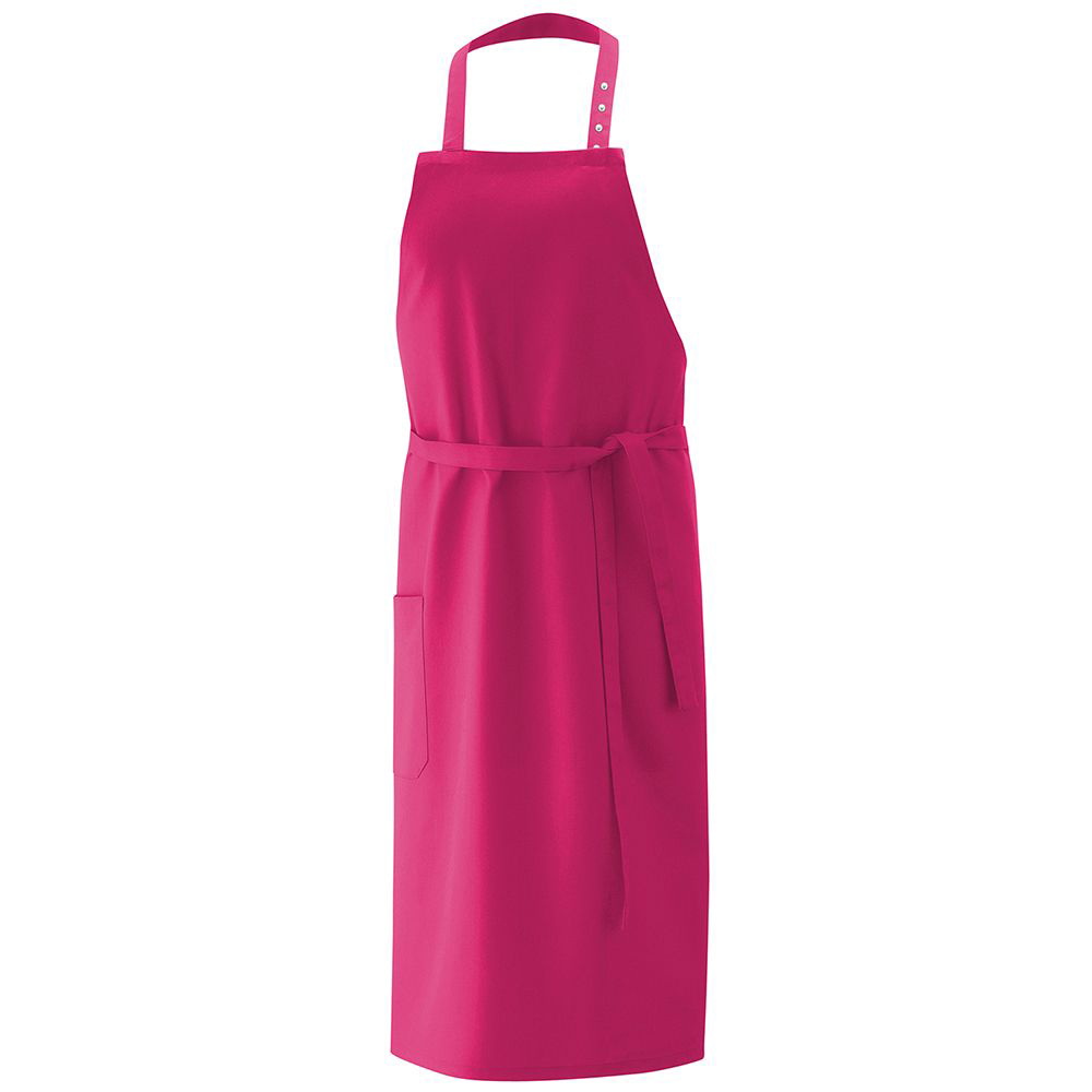Latzschürze hotpink, B 75 x L 75 cm
