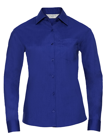 Bluse – Ladies' Long Sleeve Classic Polycotton Poplin Shirt