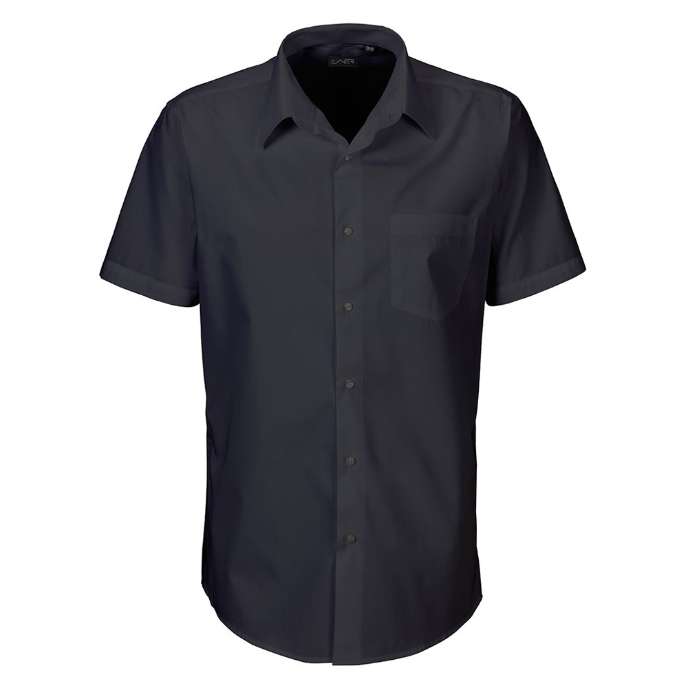 Herren Hemd halbarm, schwarz