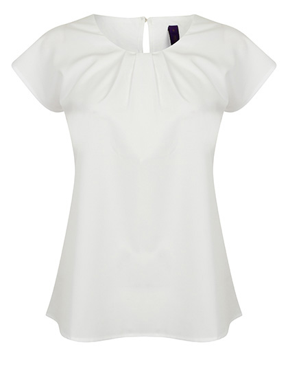 Bluse – Ladies´ Pleat Front Short Sleeve Blouse