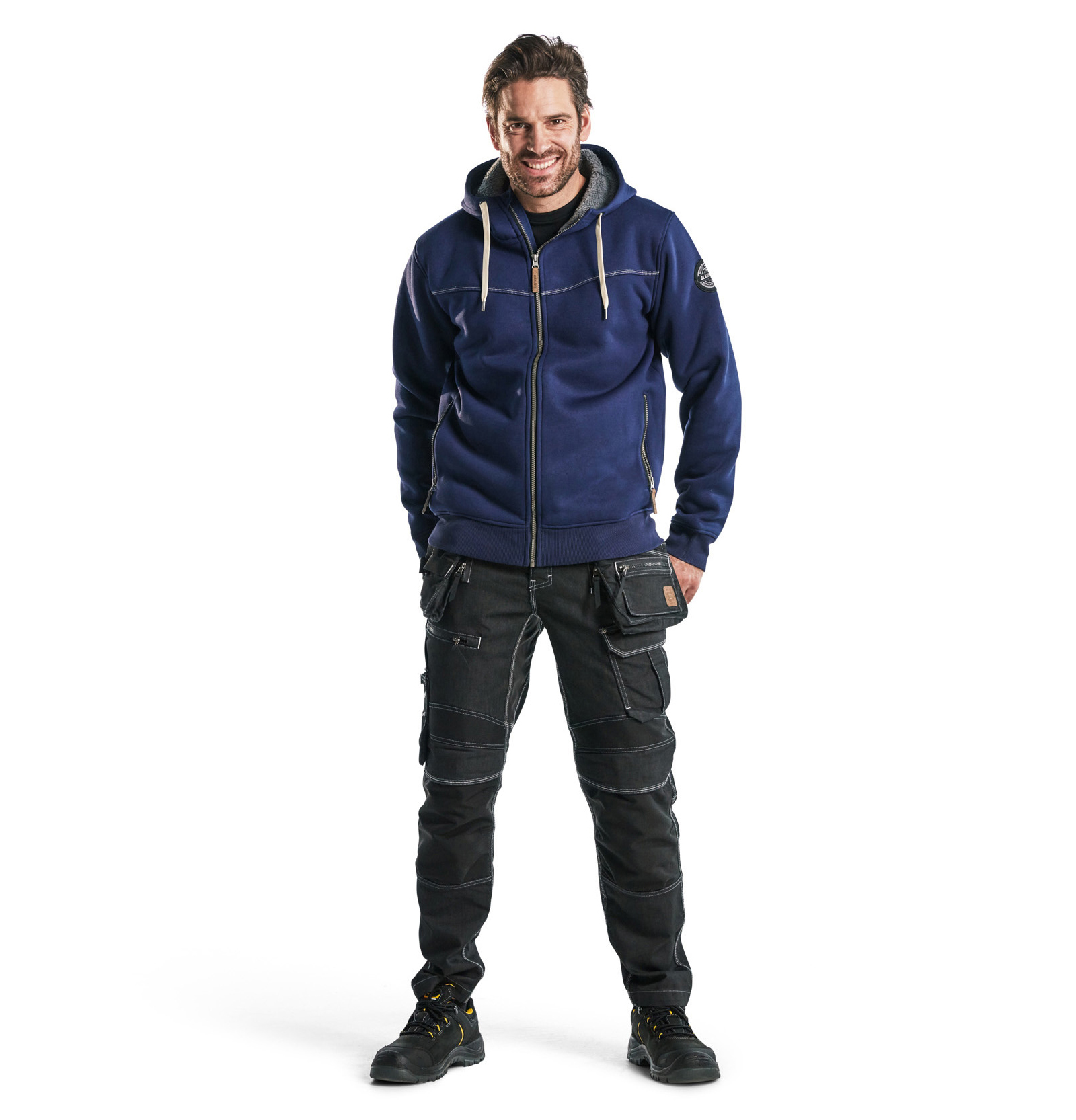 Kapuzenjacke mit Pile-Innenfutter