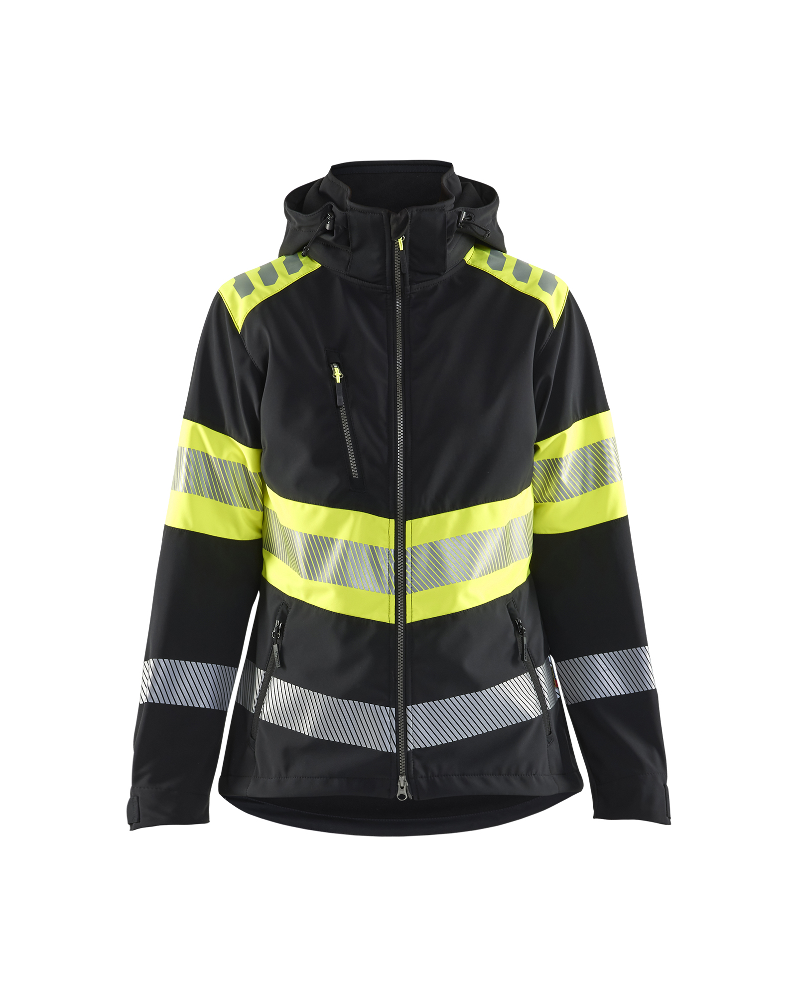 Damen High Vis Softshell Jacke