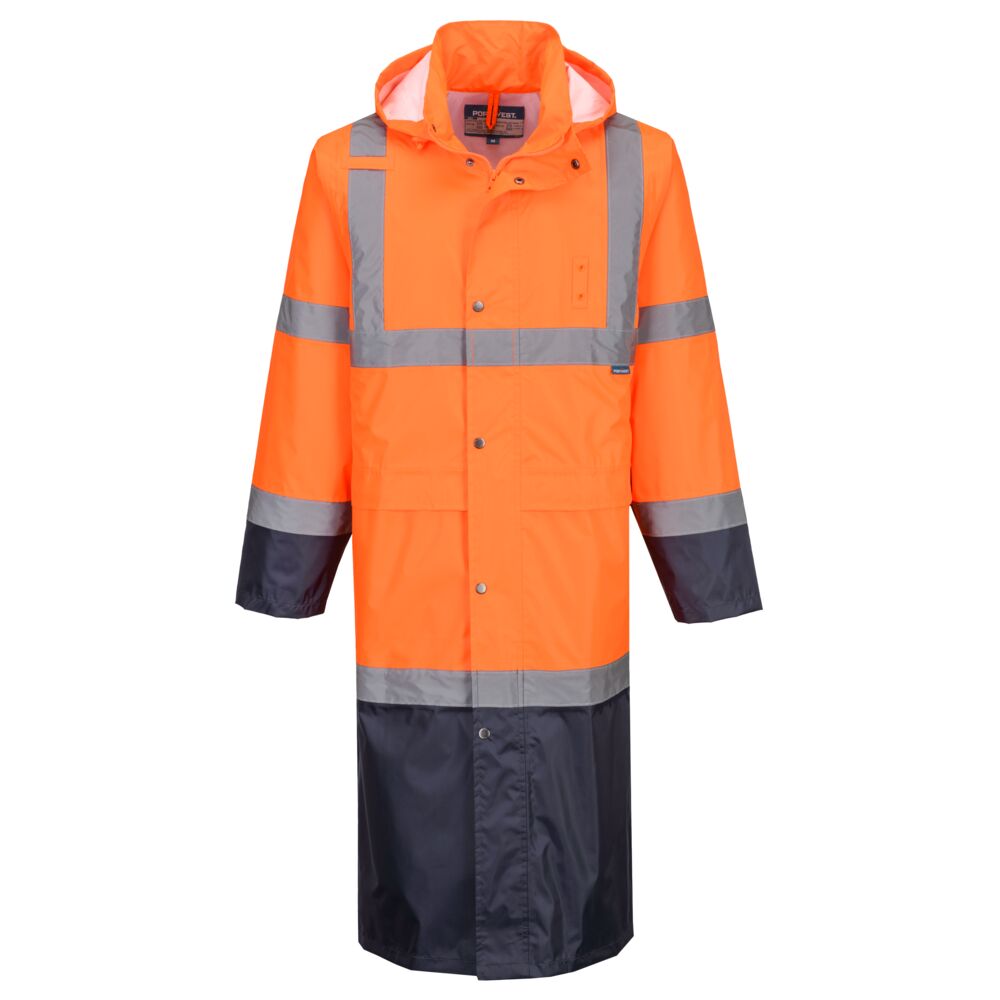 Warnschutz-Contrast Regenmantel 122cm